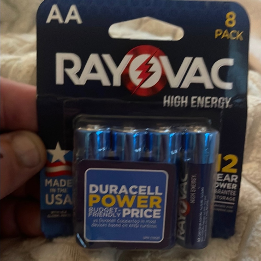 Rayovac High Energy AA Batteries 8-Pack